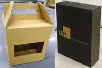 Customized corrugated packaging container by Alfapac Industrial Johor Bahru